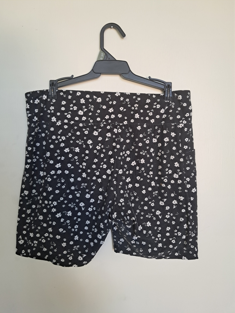 No Boundaries Black Floral Athletic Shorts